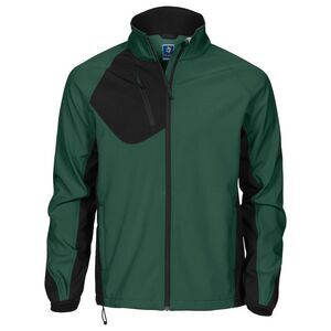 Projob Mens Soft Shell Jacket / Forest Green